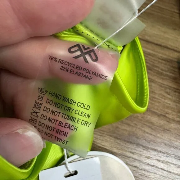 PQ SWIM lime tinsley ring dress size M/L - Picture 12 of 13